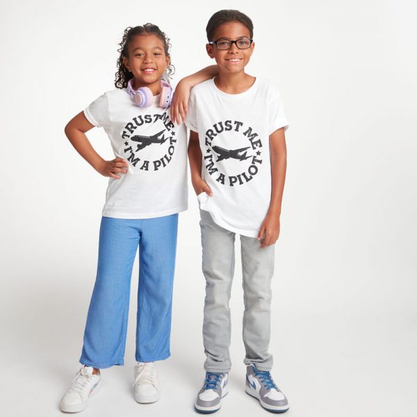 Trust Me I'm a Pilot Kids T-Shirt